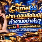 Camel88 ฝาก–ถอนอัตโนมัติทำงานอย่างไร? เจาะลึก 5 สาเหตุเครดิตไม่เข้า พร้อมวิธีตรวจสอบธุรกรรม
